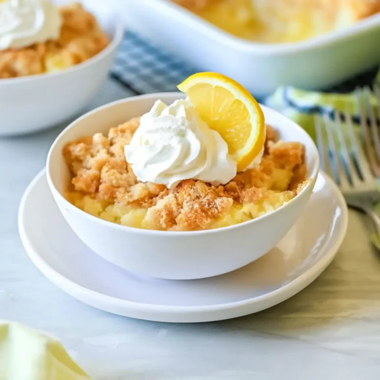 lemon dump cake