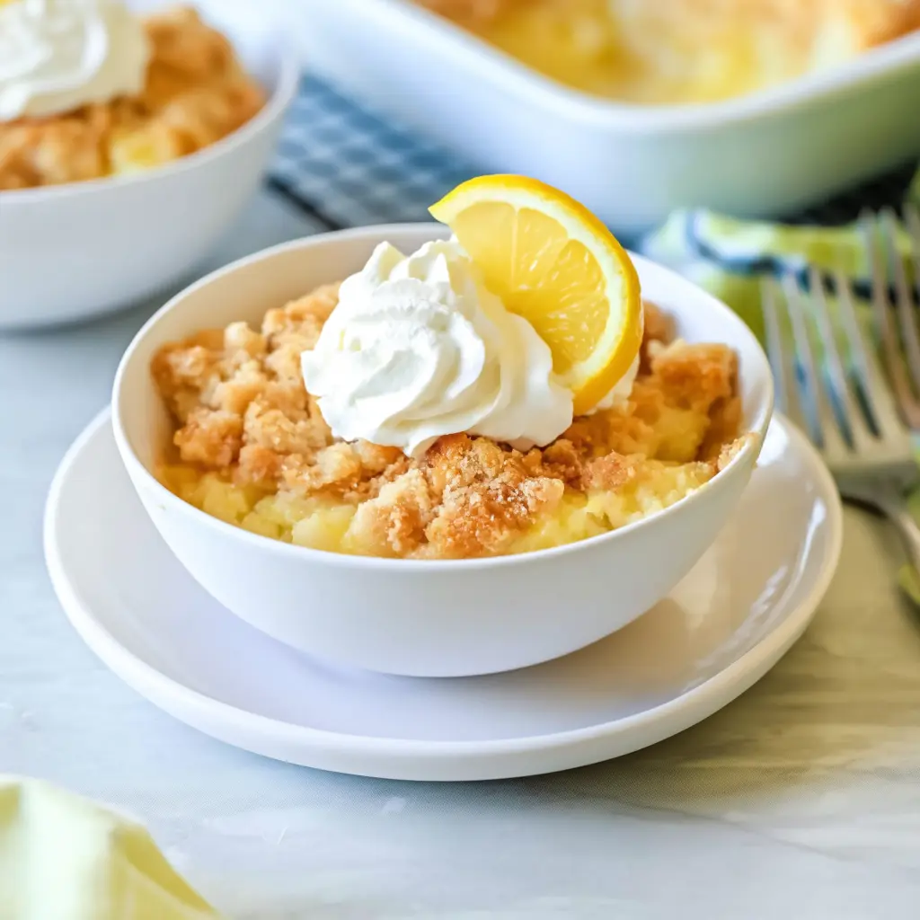 lemon dump cake