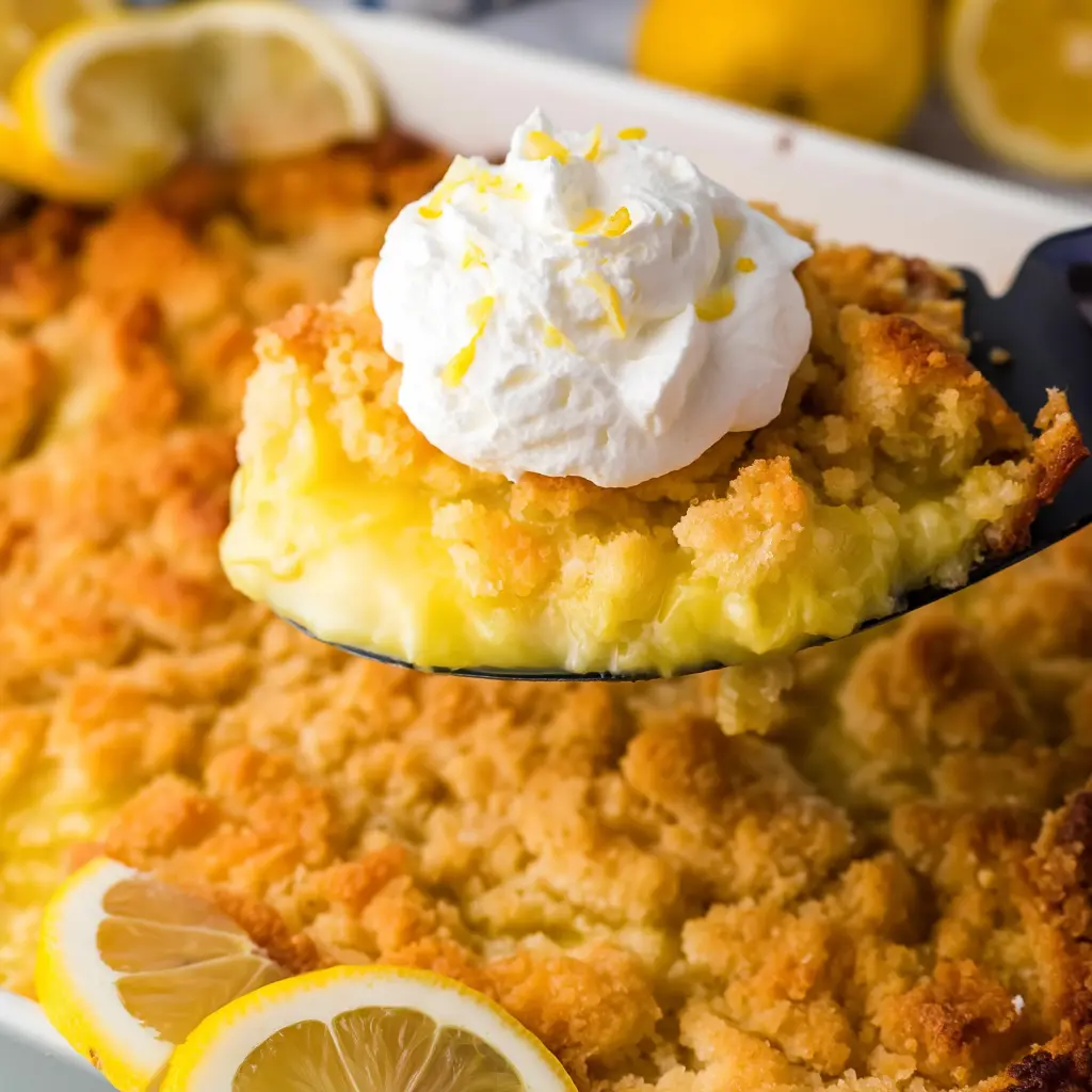 lemon dump cake