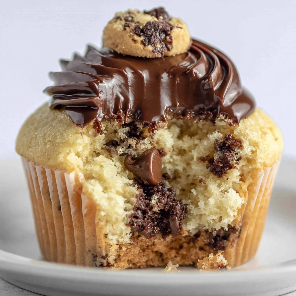 Chocolate Chip Cookie Cupcakes