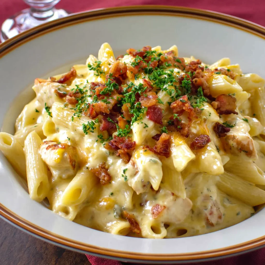 chicken bacon ranch pasta