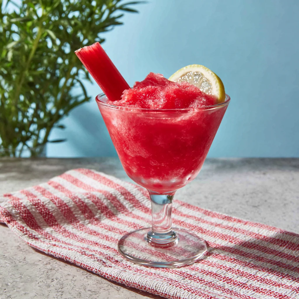 Frozen Rhubarb Slush