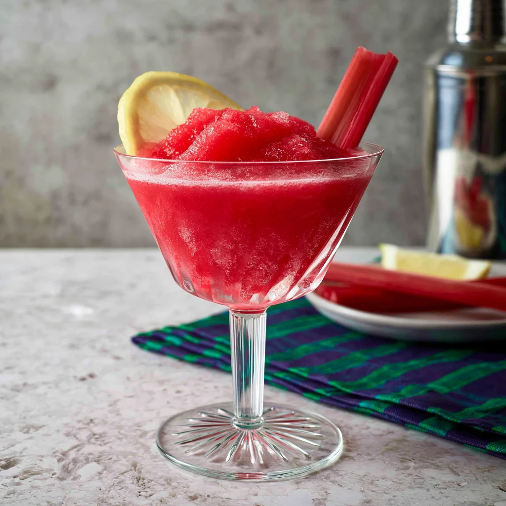 Frozen Rhubarb Slush