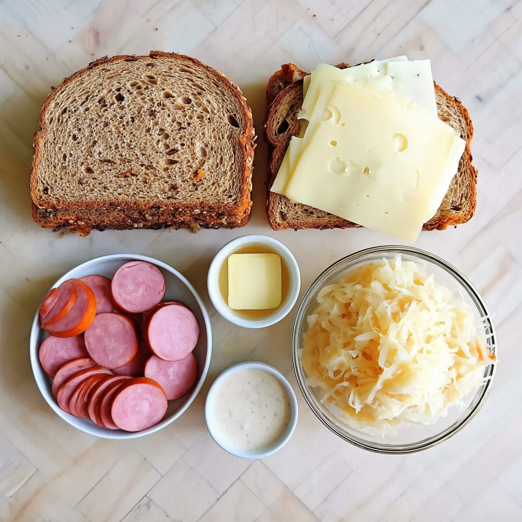 kielbasa reuben sandwich