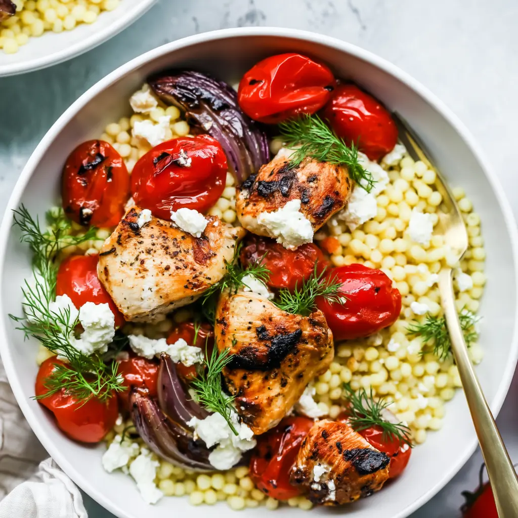 mediterranean chicken bowls