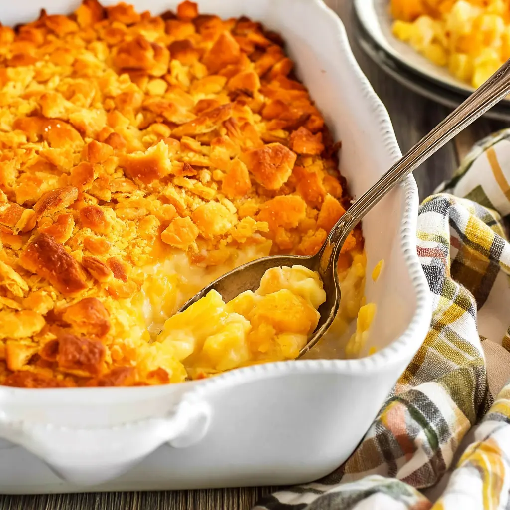 Pineapple and Cheese Casserole