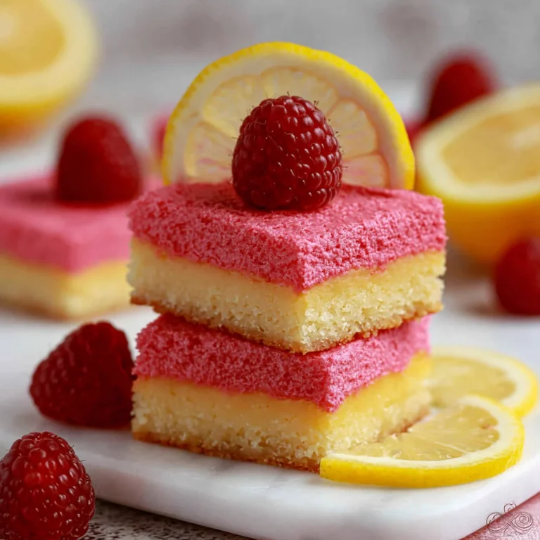 raspberry lemon bars