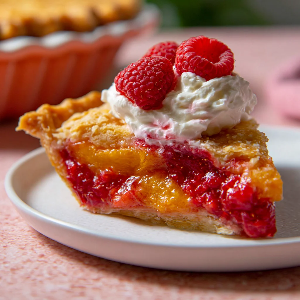 raspberry peach pie