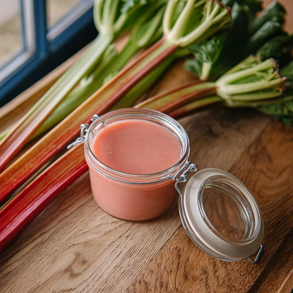 rhubarb curd