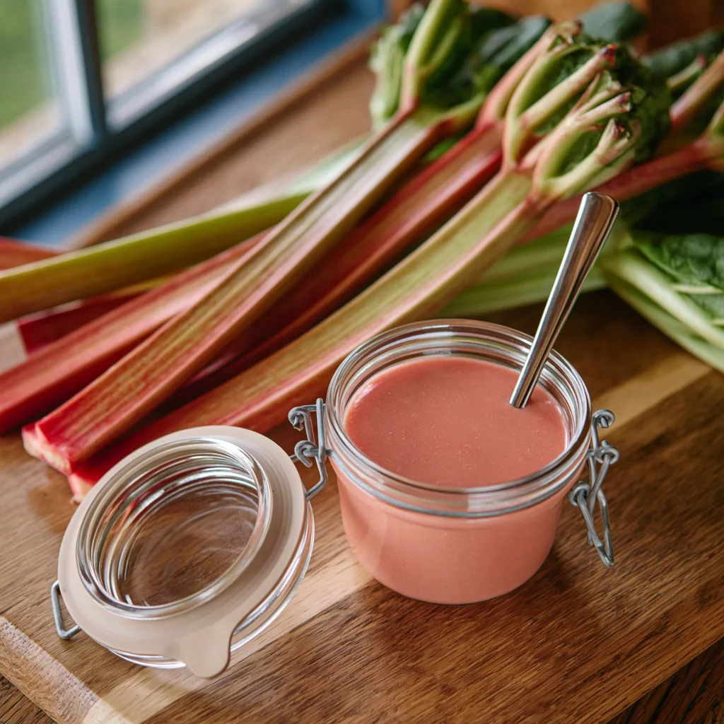 rhubarb curd