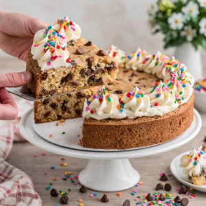 chocolate chip cookie cake