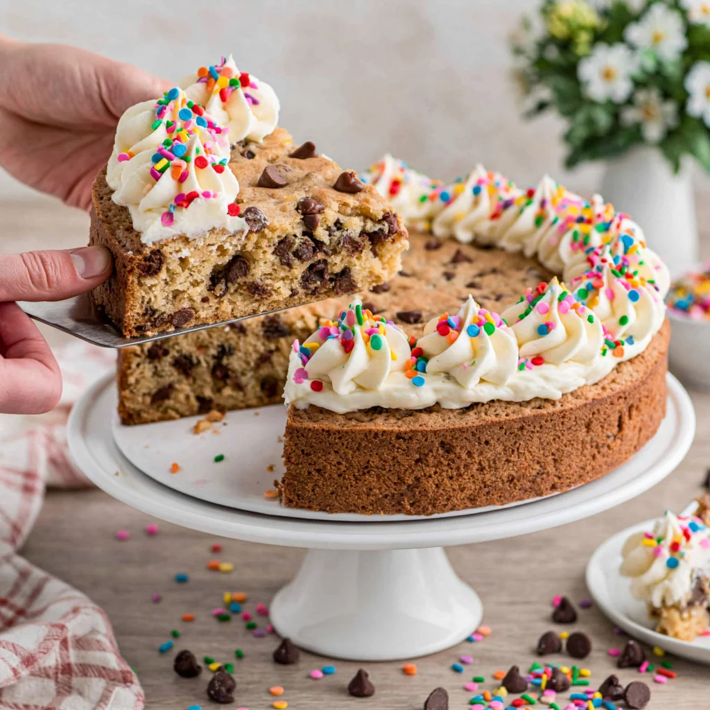 chocolate chip cookie cake