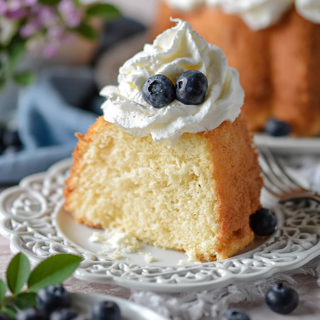 vanilla bean chiffon cake